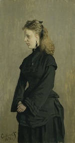 Portrait of miss Guurtje van de Stadt 1871